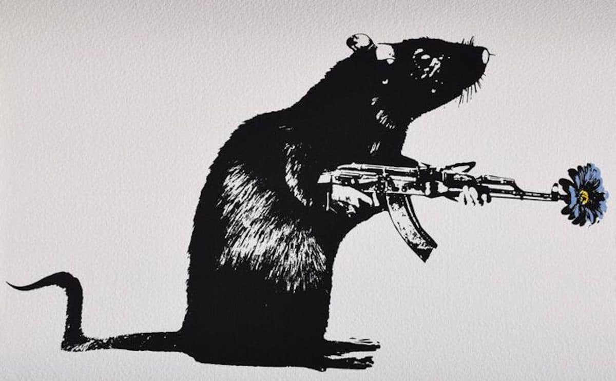 Oeuvre de l'artiste Blek le Rat