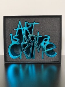 Art is not a crime blue 5
